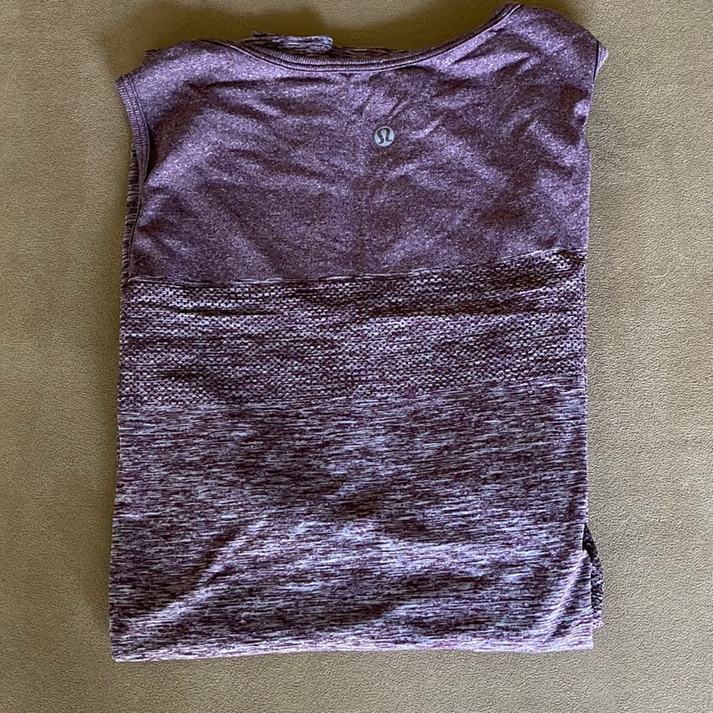Mens Lululemon purple tank top